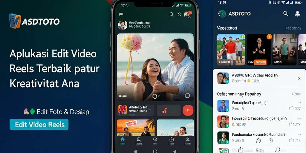 Antarmuka ASDTOTO untuk edit video Reels yang menarik.