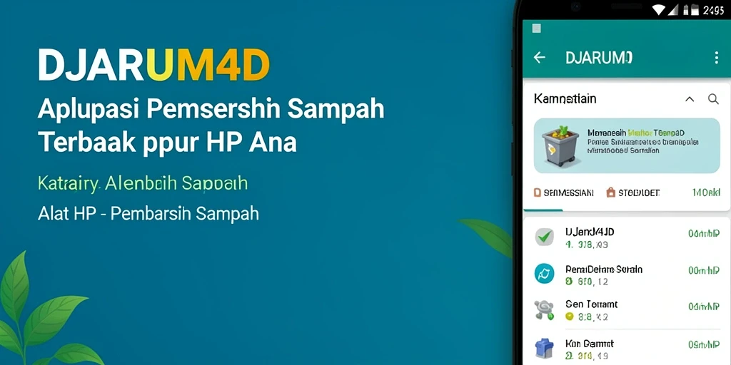 Tampilan antarmuka DJARUM4D yang sederhana dan efektif untuk Pembersih Sampah.