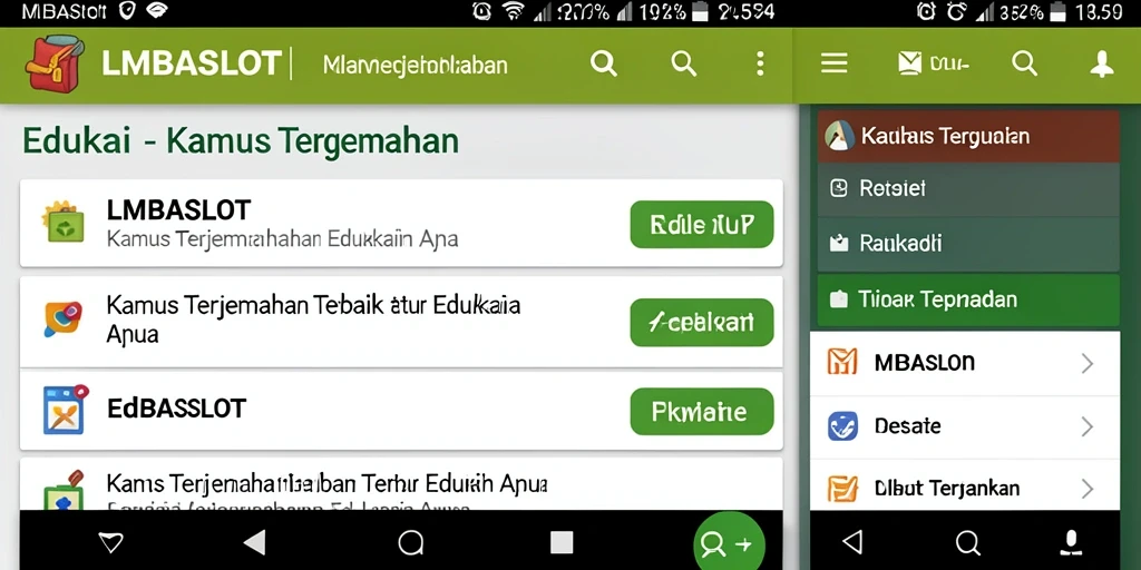 Tampilan antarmuka aplikasi LMBASLOT yang intuitif dan menarik.
