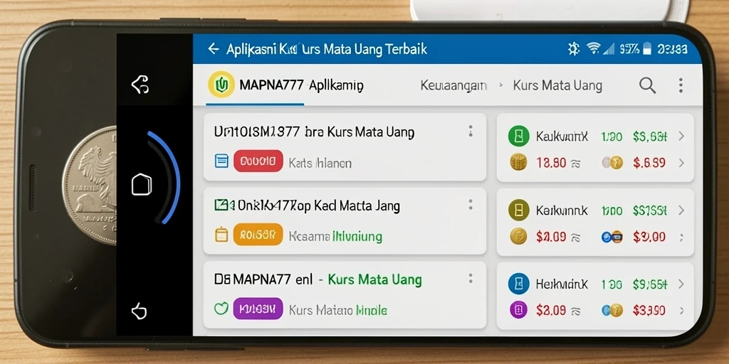 Tampilan antarmuka MAPNA777 yang intuitif dan informatif untuk Kurs Mata Uang.